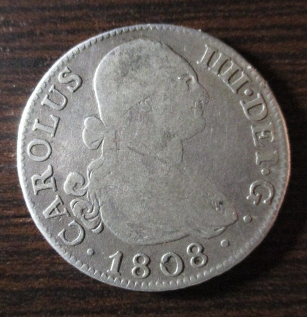 MADRID CARLOS IV 2 REALES 1808 AJ