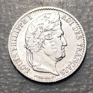 FRANCE LOUIS PHILIPPE I 1/4 FRANC 1834 W LILLE