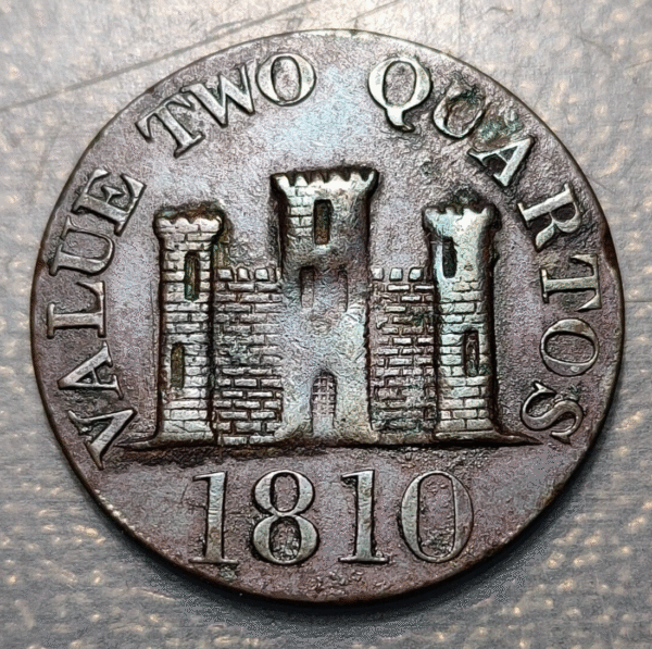 GIBRALTAR 2 QUARTOS 1810