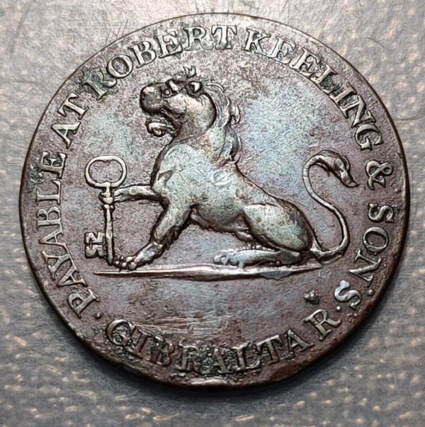 GIBRALTAR 2 QUARTOS 1810 - Imagen 2