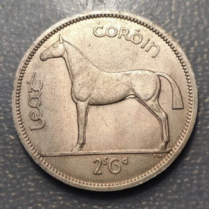 IRELAND EIRE 1/2 CROWN 1967 UNC