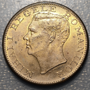 ROMANIA MIHAI I 500 LEI 1945 HIGH GRADE