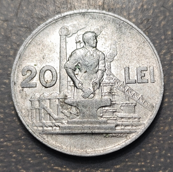 ROMANIA 20 LEI 1951 HIGH GRADE - Imagen 2