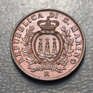 SAN MARINO 10 CENTESIMI 1937 UNC