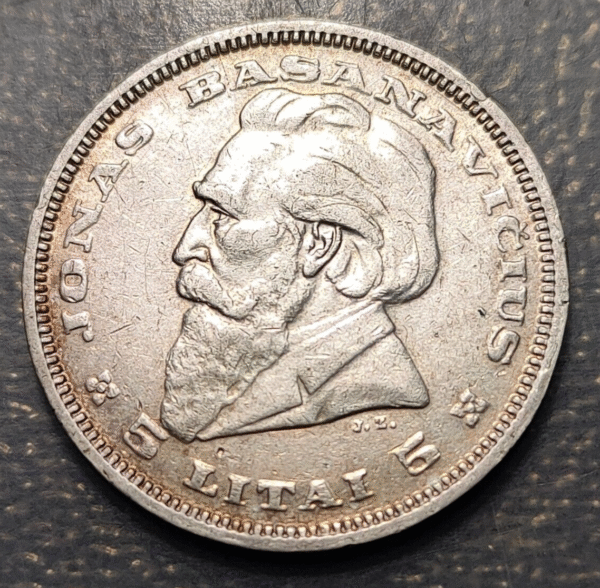 LITHUANIA 5 LITAI 1936