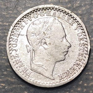 AUSTRIA FRANZ JOSEPH I 5 KREUZER 1864 A
