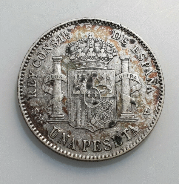 ESPAÑA ALFONSO XIII 1 PESETA 1903 SMV EBC - Imagen 2