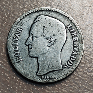 VENEZUELA 1 BOLIVAR 1935 MBC-