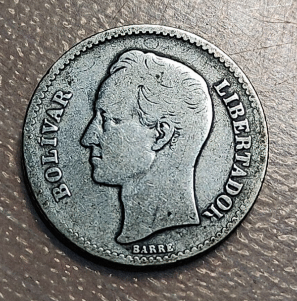 VENEZUELA 1 BOLIVAR 1935 MBC-