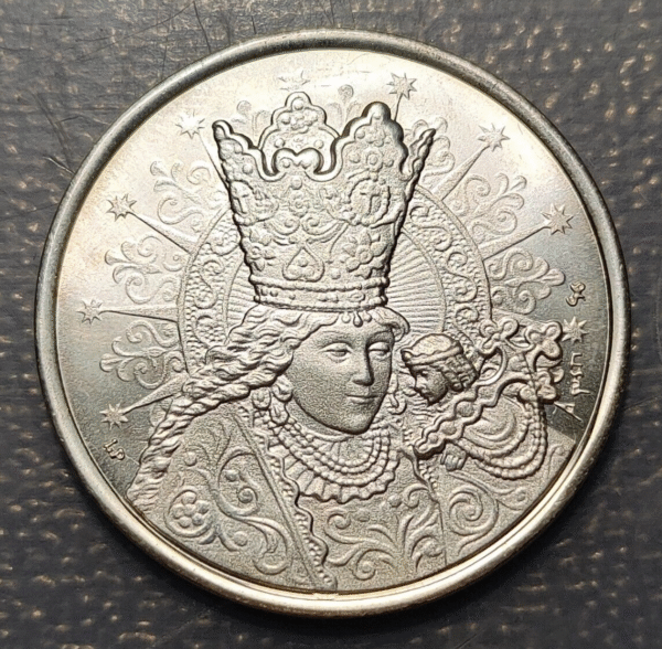 MEDALLA RELIGIOSA VALENCIA VIRGEN DE LOS DESAMPARADOS PLATA 30mm