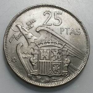 ESTADO ESPAÑOL 25 PESETAS 1957 66 EBC+