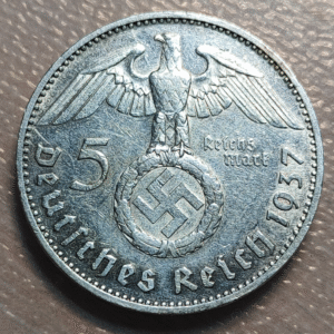ALEMANIA GERMANY 5 MARCOS 5 MARK 1937 G MBC+