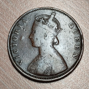 INDIA BRITANICA BRITISH INDIA HALF ANNA 1/2 ANNA 1862 BC+/MBC-