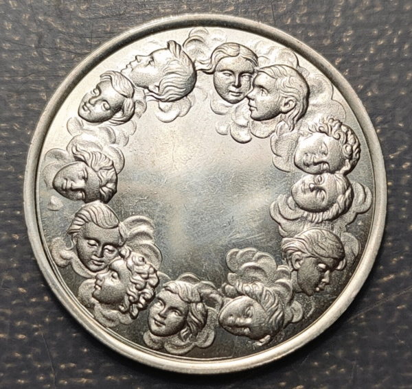 MEDALLA RELIGIOSA VALENCIA VIRGEN DE LOS DESAMPARADOS PLATA 30mm - Imagen 2