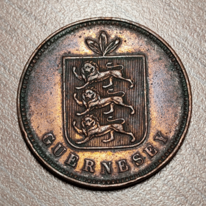 GUERNSEY 4 DOUBLES 1858 MBC