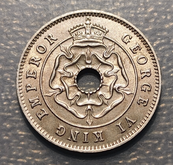 SOUTH RHODESIA RODESIA DEL SUR GEORGE VI 1/2 PENNY 1938 EBC/EBC+