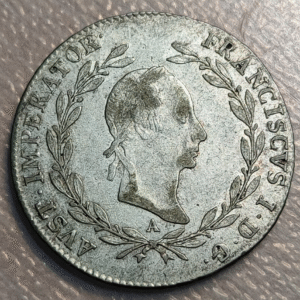 AUSTRIA FRANZ I 20 KREUZER 1830 A MBC/MBC+