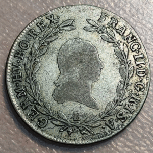 AUSTRIA HUNGARY HUNGRIA FRANZ II 20 KREUZER 1804 B KREMNITZ