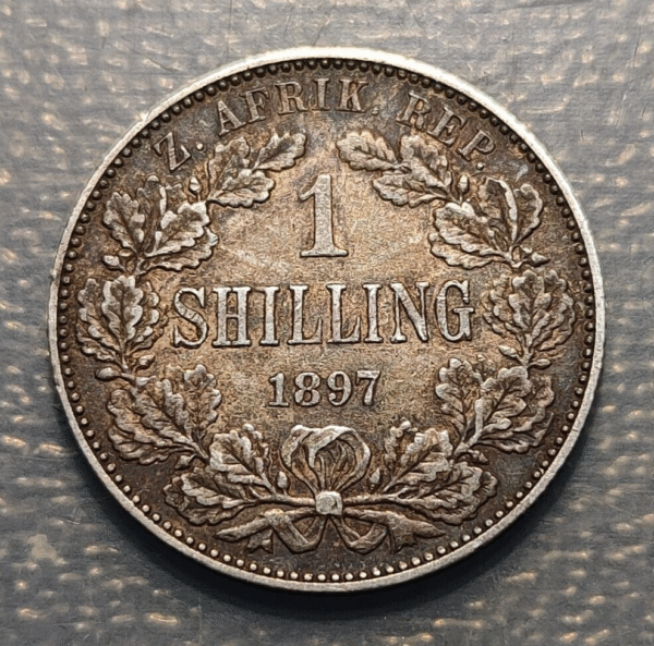 SUDAFRICA SOUTH AFRICA 1 SHILLING 1897 - Imagen 2