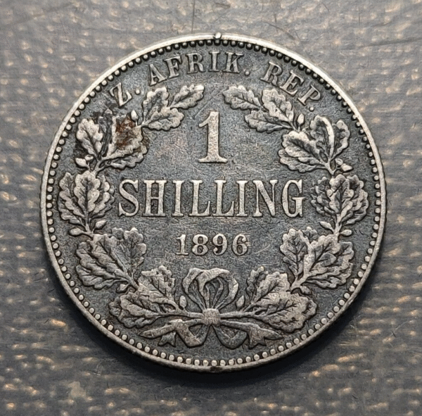 SUDAFRICA SOUTH AFRICA 1 SHILLING 1896 MBC-/MBC - Imagen 2