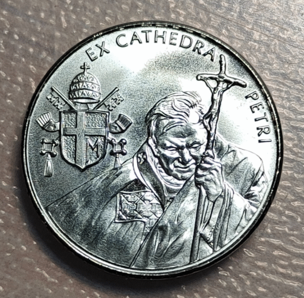ORDEN DE MALTA ORDER OF MALTA 1 LIRA 2005 JUAN PABLO II SC UNC