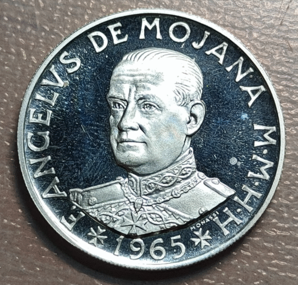 ORDEN DE MALTA ORDER OF MALTA ANGELO DE MOJANO 1 SCUDO 1965 SC UNC