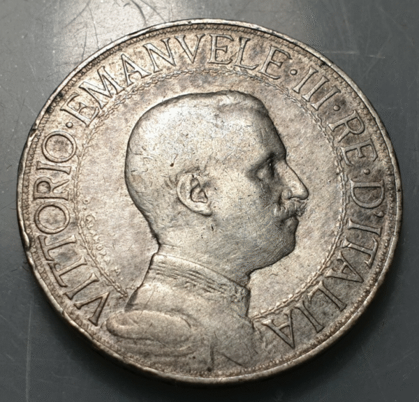 ITALIA REINO VITTORIO EMANUELE III 2 LIRE 2 LIRAS 1912 BC/BC+ - Imagen 2