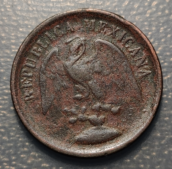 MEXICO 1 CENTAVO 1898 Mo BC+