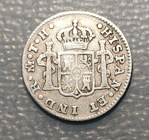 MEXICO CHARLES IV CARLOS IV 1/2 REAL 1808 TH - Imagen 2