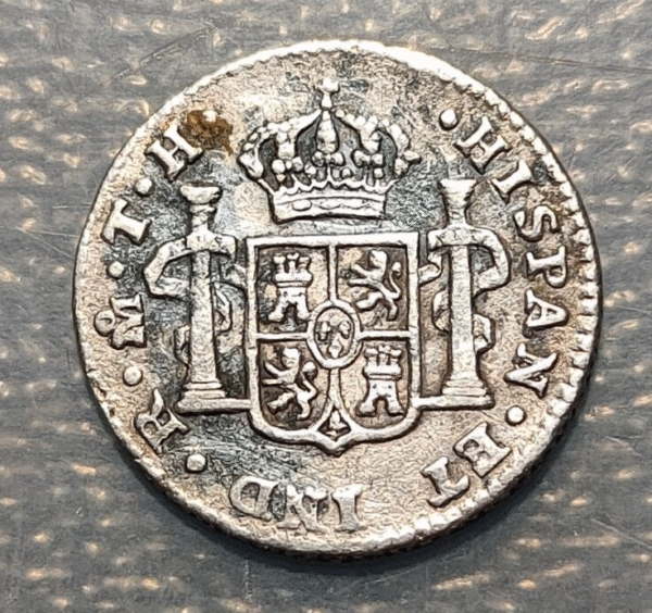 MEXICO CHARLES IV CARLOS IV 1/2 REAL 1807 TH - Imagen 2