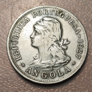 ANGOLA 50 CENTAVOS 1927 KM 69 MBC
