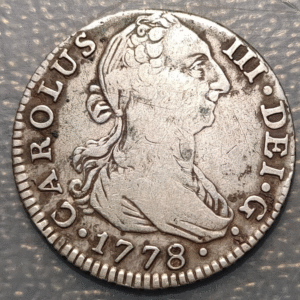 SPAIN SEVILLA SEVILLE CHARLES III CARLOS III 2 REALES 1778 CF