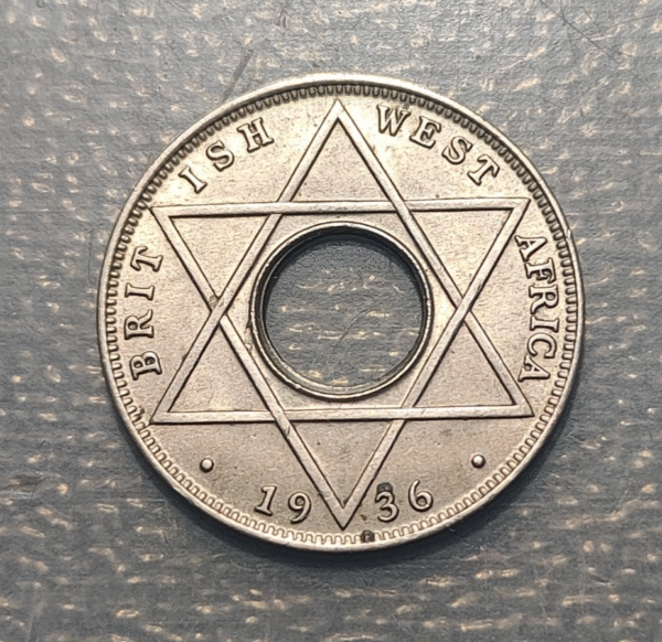BRITISH WEST AFRICA EDWARD VIII 1/10 PENNY 1936 KM 14 EBC - Imagen 2