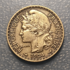 CAMERUN CAMEROUN 1 FRANC 1 FRANCO 1924 MBC