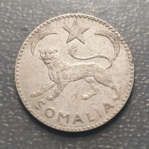 SOMALIA ADMINISTRACION ITALIANA 1 SOMALO 1950 BC+
