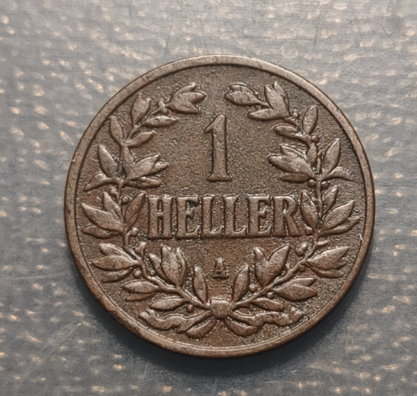 GERMAN EAST AFRICA 1 HELLER 1905 A - Imagen 2