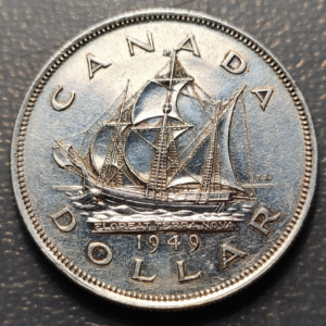 CANADA 1 DOLLAR 1949 MBC+