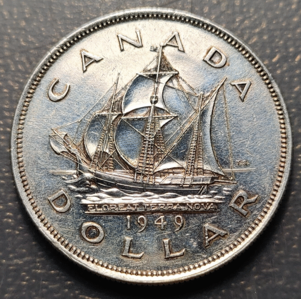 CANADA 1 DOLLAR 1949 MBC+