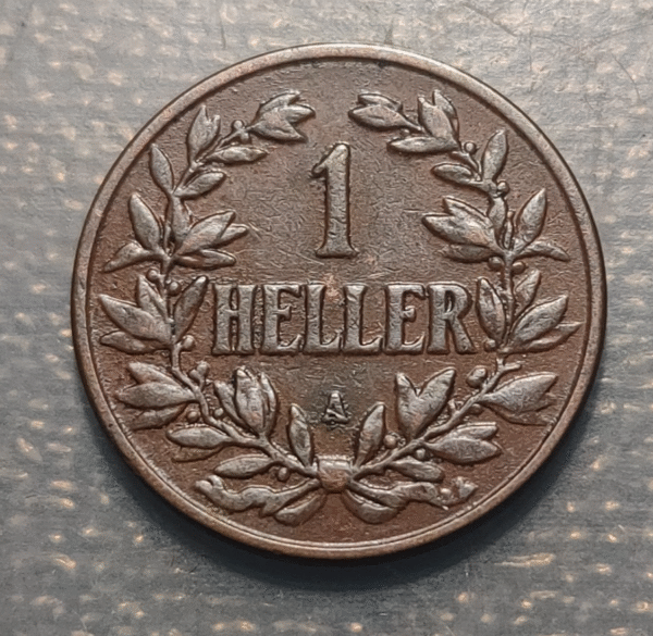 GERMAN EAST AFRICA 1 HELLER 1906 A - Imagen 2
