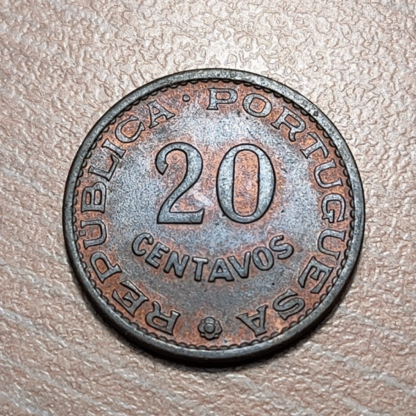 SANTO TOME Y PRINCIPE SAINT THOMAS & PRINCE PORTUGAL 20 CENTAVOS 1962 KM 16.1 - Imagen 2