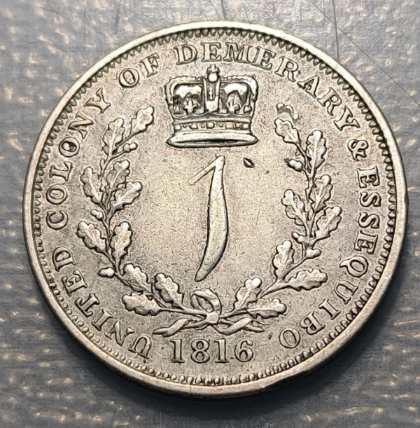 ESSEQUIBO & DEMARARY DEMERARY 1 GUILDER 1816 - Imagen 2