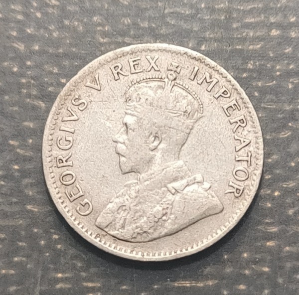 SUDAFRICA SOUTH AFRICA GEORGE V 3 PENCE 1927 MBC - Imagen 2