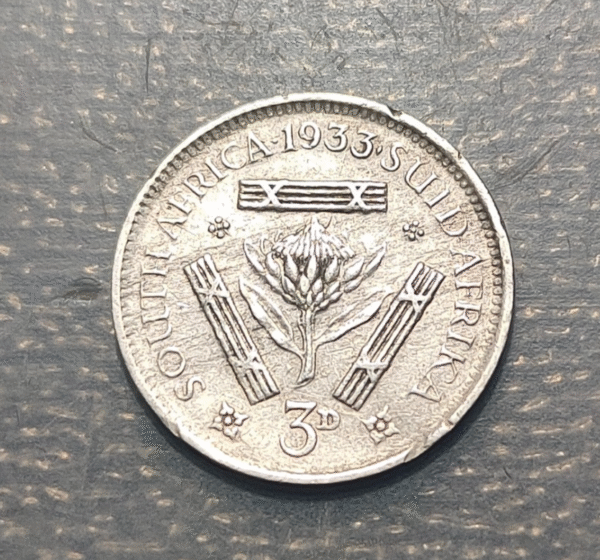 SUDAFRICA SOUTH AFRICA GEORGE V 3 PENCE 1933 MBC