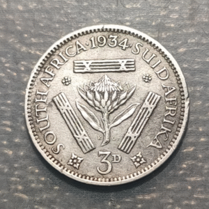 SUDAFRICA SOUTH AFRICA GEORGE V 3 PENCE 1934
