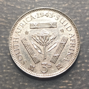 SUDAFRICA SOUTH AFRICA GEORGE VI 3 PENCE 1943 EBC/EBC+