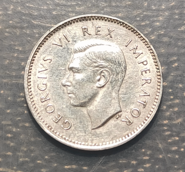 SUDAFRICA SOUTH AFRICA GEORGE VI 3 PENCE 1943 EBC/EBC+ - Imagen 2
