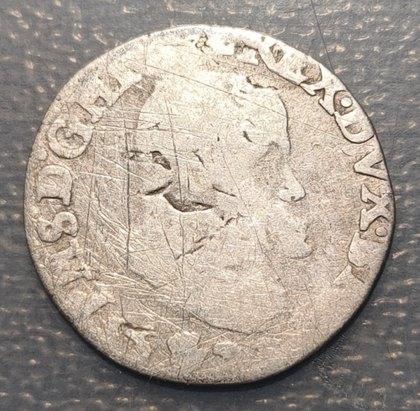 IMPERIO ESPAÑOL PAISES BAJOS AMBERES FELIPE II 1/10 FILIPSDAALDER 1772? 2,64g