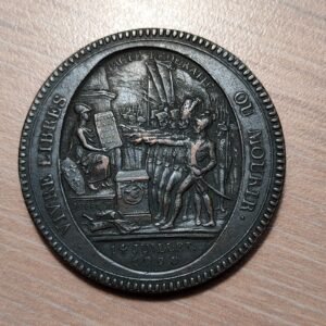 FRANCIA FRANCE REVOLUTION REVOLUCION MONNERON DE 5 SOLS 1792 MBC