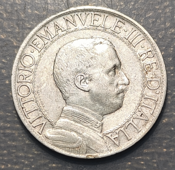 ITALIA REINO VITTORIO EMANUELE III 1 LIRA 1910 MBC+/EBC- - Imagen 2