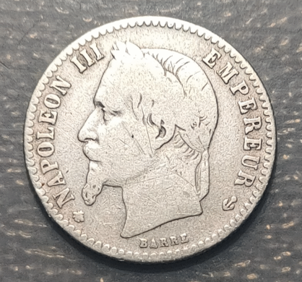 FRANCIA FRANCE NAPOLEON III 50 CENTIMES 1867 A